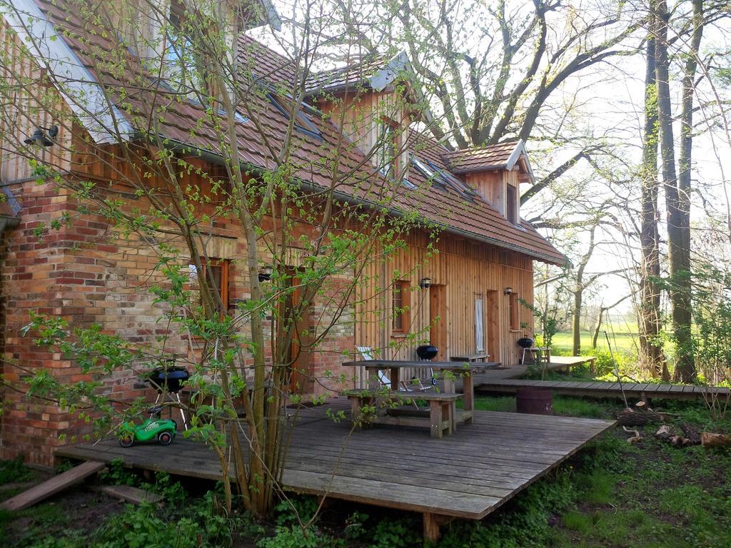 Ferienhof Idyll Am Kleinen Fliess Burg im Spreewald Eksteriør billede