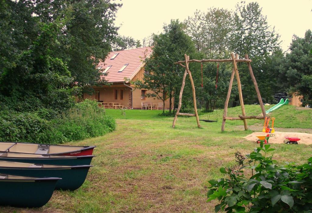 Ferienhof Idyll Am Kleinen Fliess Burg im Spreewald Eksteriør billede